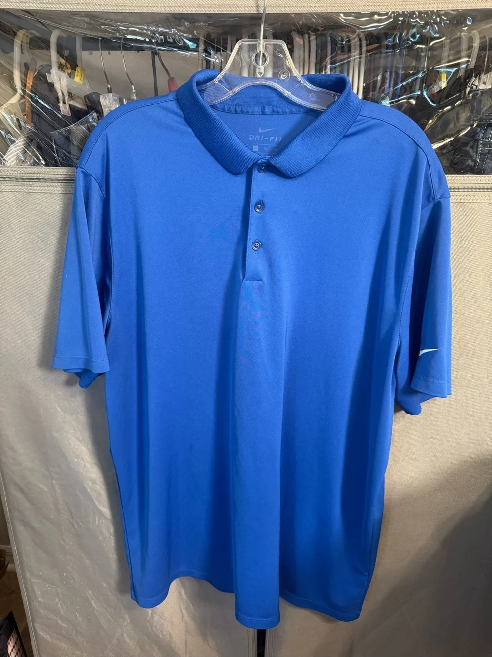 Nike Men’s Dri-FIT Polo in Bright Blue
